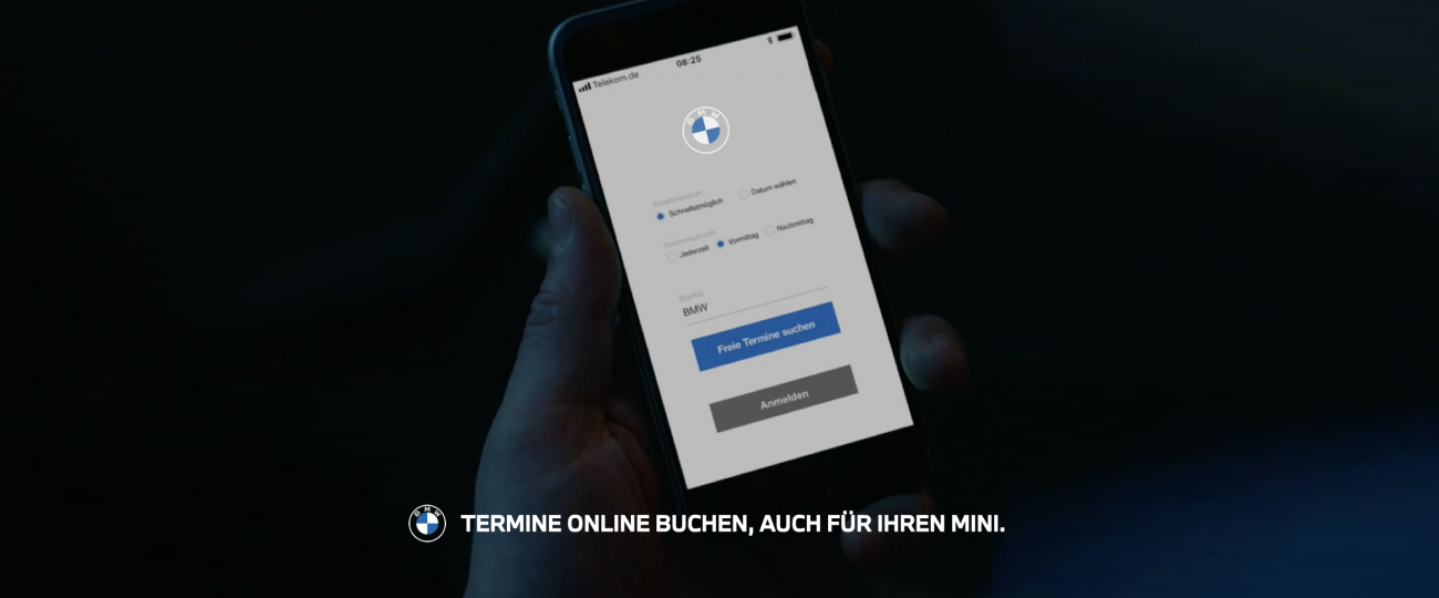 Online Terminvereinbarung BMW und MINI
